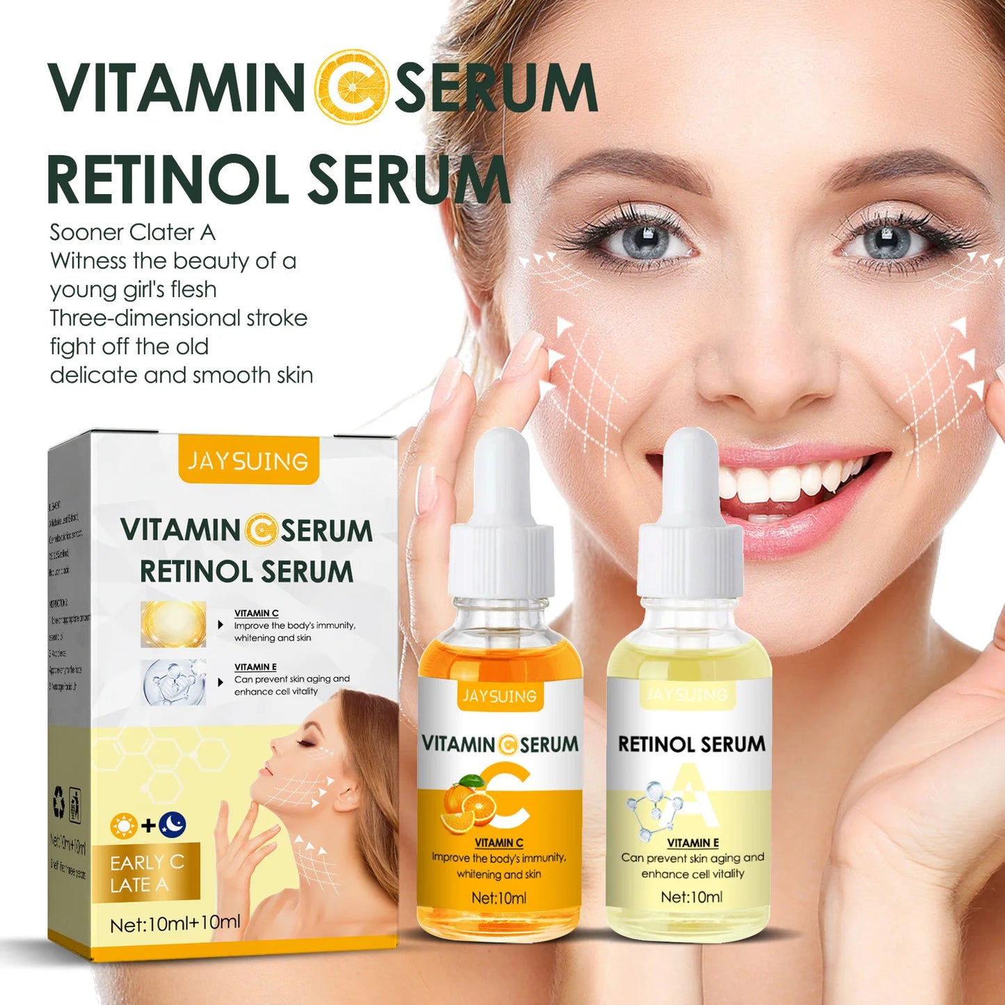 Vitamin C Face Serum Retinol Facial Purifying Serum