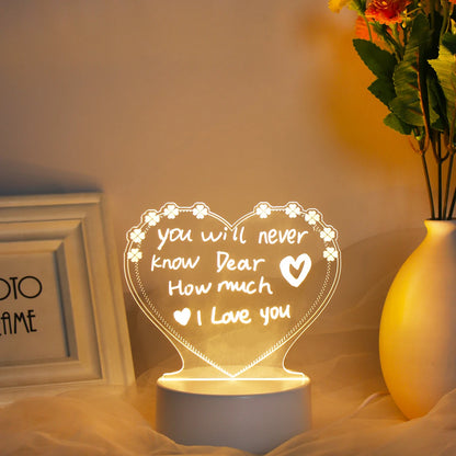 Note Board Led Night Light